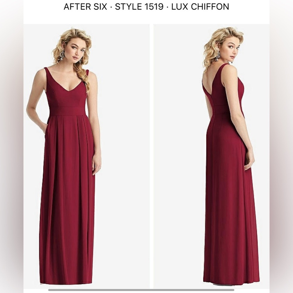 NEW - DESSY GROUP - 1519 DRESS - BURGUNDY